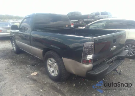 2002 Chevrolet Silverado 1500 Ls из США, поврежденный, VIN 1GCEC14VX2Z122467